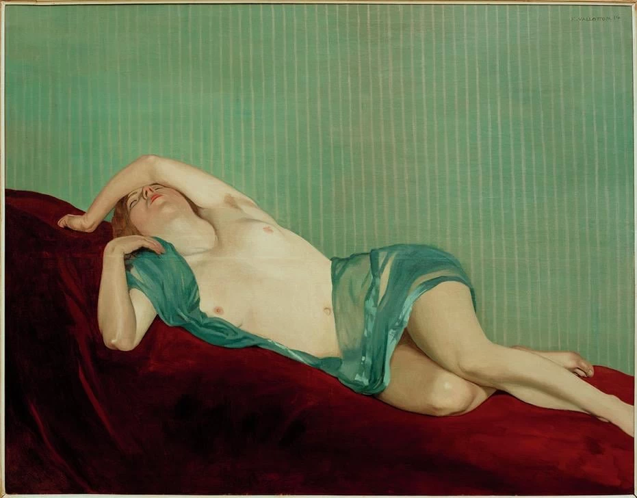 Nudo con sciarpa verde - La Chaux, De, Fonds, Musée Des Beaux, Arts